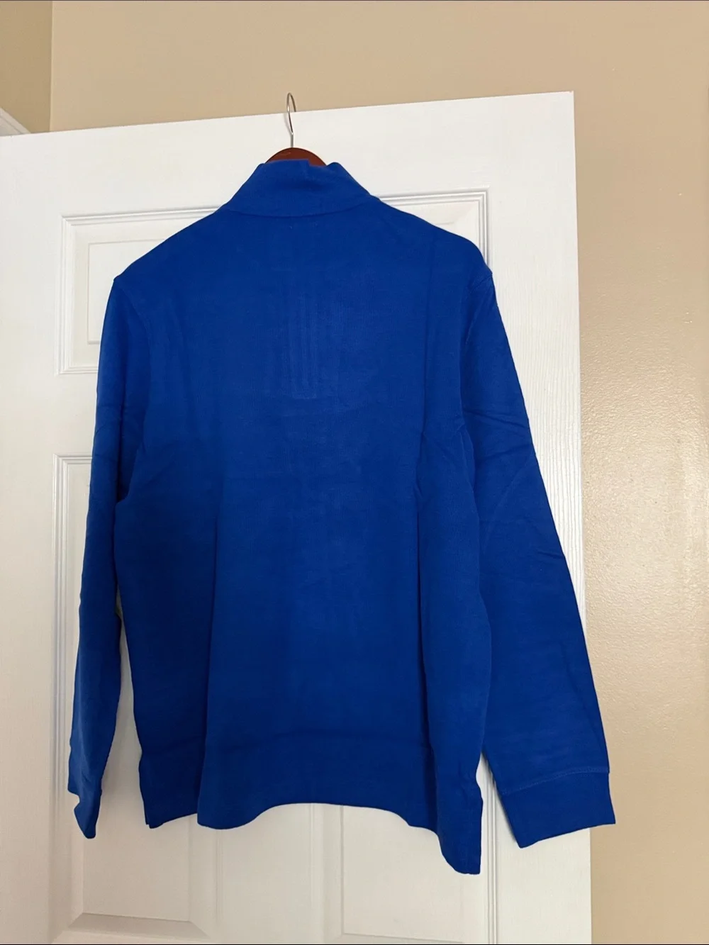 Polo by Ralph Lauren Blue Long-Sleeve Quarter Zip Pullover